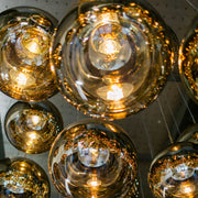 MIRROR BALL 25 PENDANT LED GOLD-JB