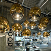 MIRROR BALL 25 PENDANT LED GOLD-JB