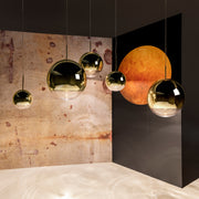 MIRROR BALL 25 PENDANT LED GOLD-JB